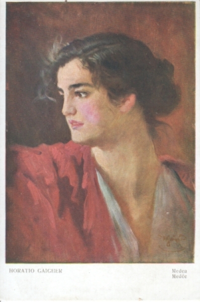 Horatio Gaigher (Zeichnung) 19xx 95 003 A ● - Porträt Frauen